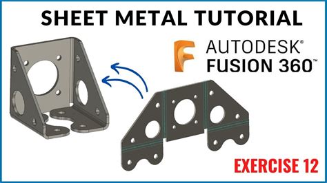 can i design sheet metal parts on fusion 360|fusion 360 sheet metal bending.